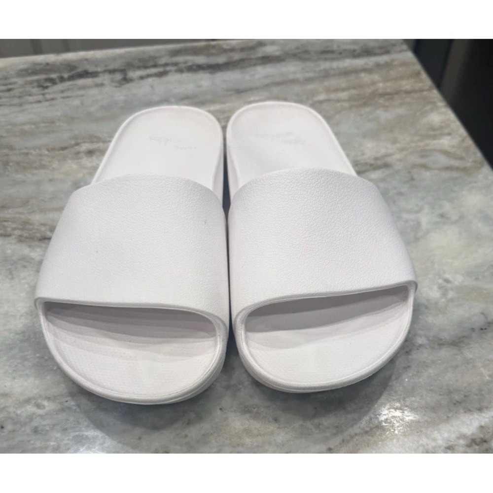 Archies Footwear Arch Support Slides Sandals White Women 9 Men 8 Water Friendly